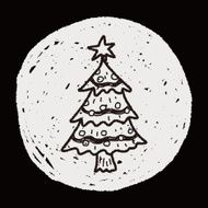 Christmas Tree Doodle N14