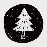 Christmas Tree Doodle N15