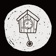 clock doodle N17