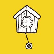 clock doodle N19
