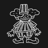 clown doodle drawing N53