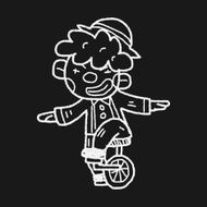 clown doodle drawing N59