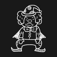 clown doodle drawing N61