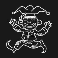 clown doodle drawing N64