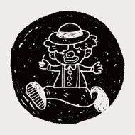 clown doodle drawing N91