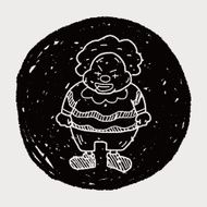 clown doodle drawing N102