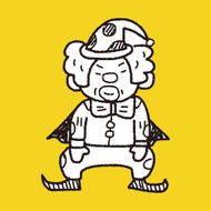 clown doodle drawing N120