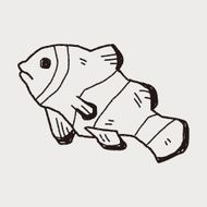 Clownfish doodle N3
