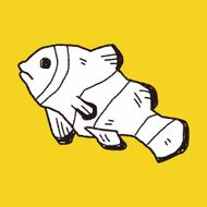 Clownfish doodle N7