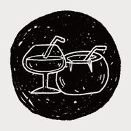 coconut drink doodle N5