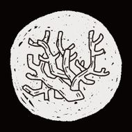 Coral doodle N5