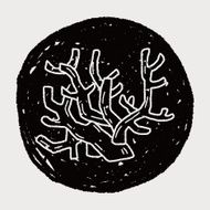 Coral doodle N6