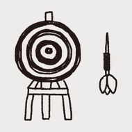dart and target doodle N3