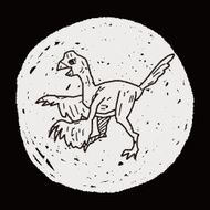 dinosaur doodle N82