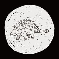 dinosaur doodle N83