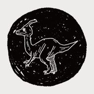 dinosaur doodle N87