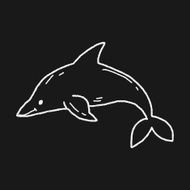 Dolphin doodle N3