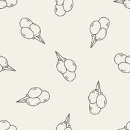 doodle balloon seamless pattern background N2