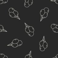 doodle balloon seamless pattern background N3