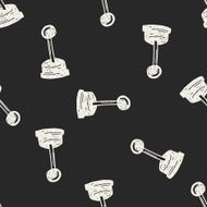 doodle game controller seamless pattern background N5