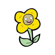 cartoon flower N37