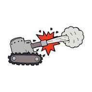 cartoon firing tank N4