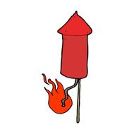 cartoon firework N4