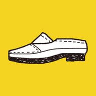doodle leather shoe N8