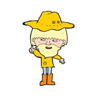 cartoon man wearing hat N24