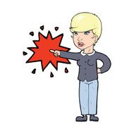 cartoon woman accusing N11