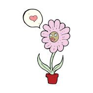 cartoon flower N39