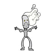Cartoon Robot N24
