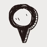 doodle location gps pin N8