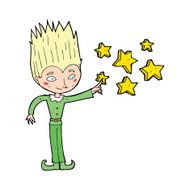 cartoon magical christmas elf N4