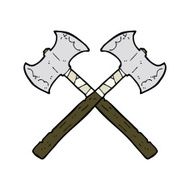 cartoon crossed axes N4