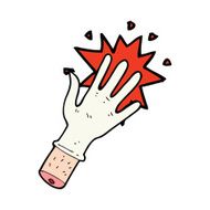 cartoon rubber glove N4