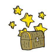Pirate Treasure Chest Cartoon N12
