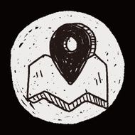 doodle location gps pin N15