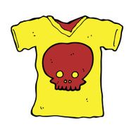 cartoon skull tee N4