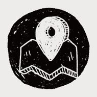 doodle location gps pin N18