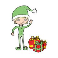 Cartoon Christmas Elf N23