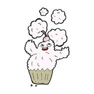 cartoon cupcake monster N4