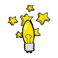 Cartoon Light Bulb N60