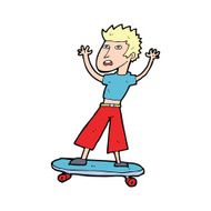 Cartoon Skater Boy N9