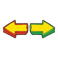 cartoon direction arrows N8