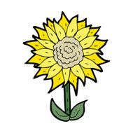 cartoon flower N40