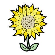 cartoon flower N41