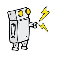 Cartoon Robot N26