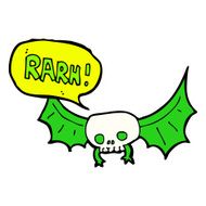 cartoon vampire bat N4