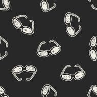 doodle sunglasses seamless pattern background N2